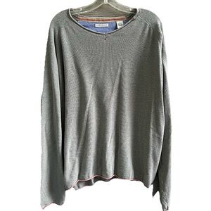 Carbon 2 Cobalt Pullover Shirt Men XXL Long Sleeve Cotton Round Neck Chest‎ 50"